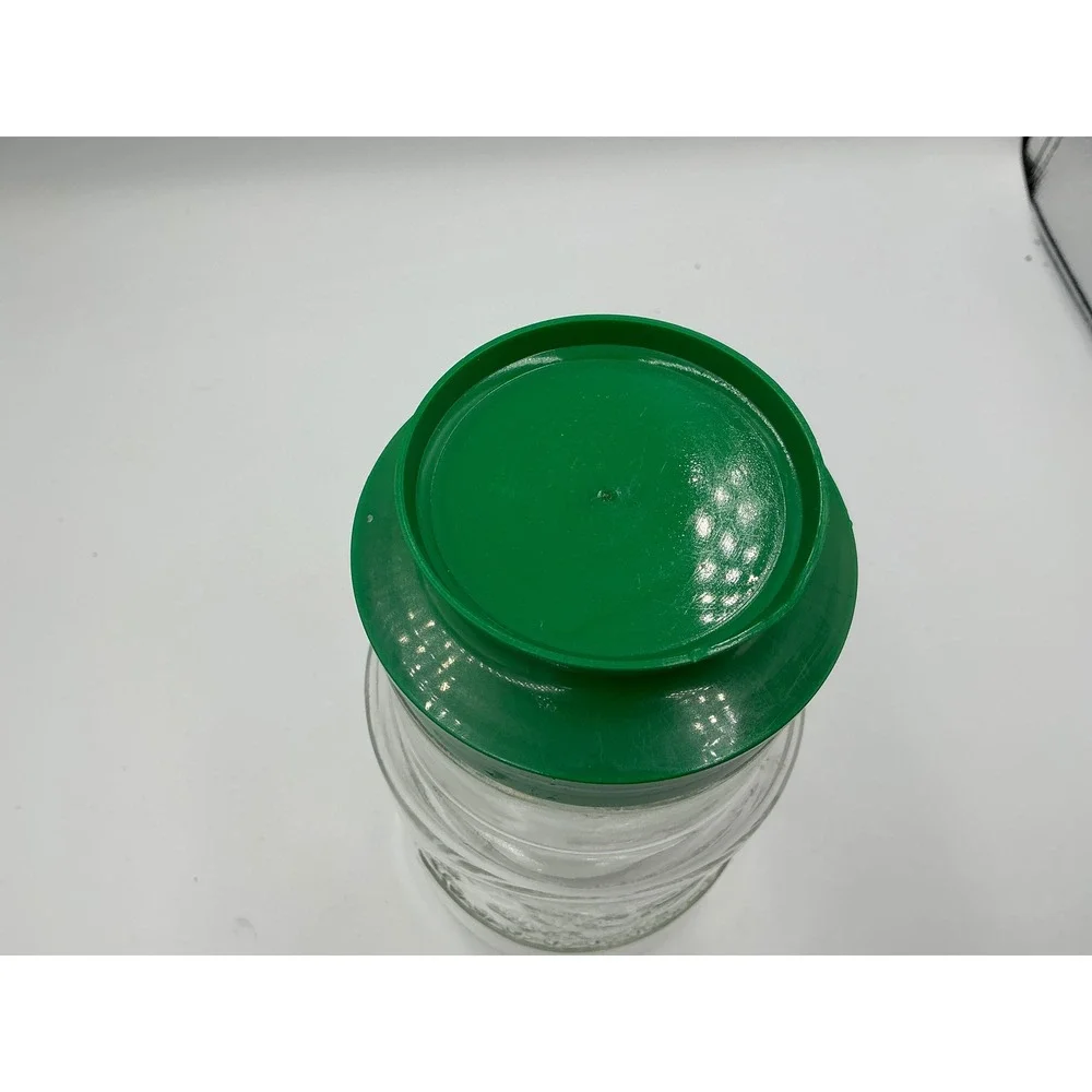 Vintage Anchor Hocking 1776-1976 Bicentennial Election Eagle Glass Jar Green Lid